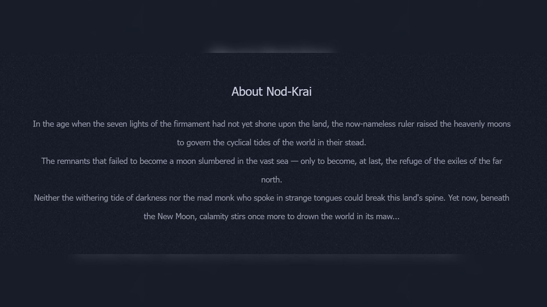 The message at the end of the web event mentions a nameless ruler (Image via HoYoverse)